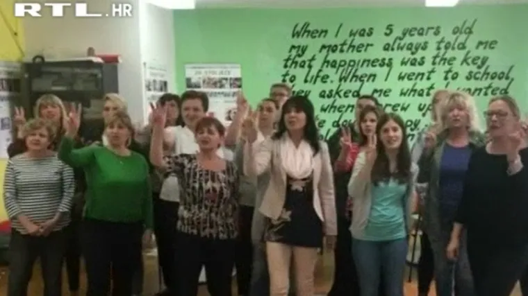 Riječke nastavnice zapjevale: 'Hajde Plenki slu&scaron;aj nas, hajde da &scaron;trajkamo jo&scaron; samo danas'