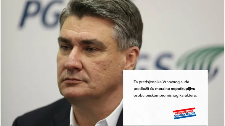 'Za predsjednika Vrhovnog suda predložit ću moralno nepotkupljivu osobu'
