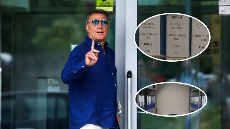 EKSKLUZIVNO RTL Danas u prostoriji osječkog suda zatrpanoj spisom o Zdravku Mamiću