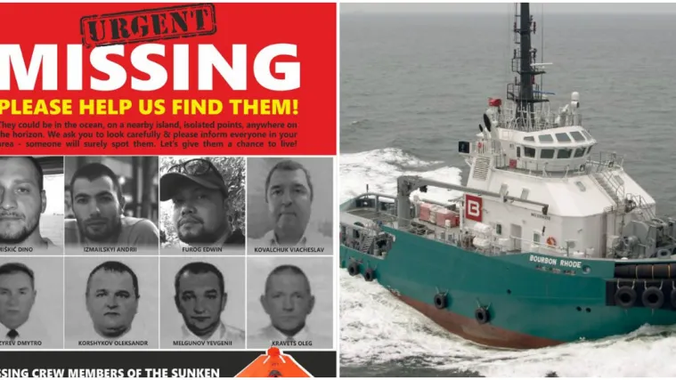 Objavljene fotografije nestalih pomoraca na Bourbon Rhodeu: 'Dino, vrati se! Nisi zaboravljen!'