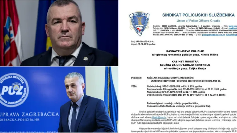 MUP potresa afera za aferom: Sindikat prozvao glavnog ravnatelja zbog &scaron;efa zagrebačke policije