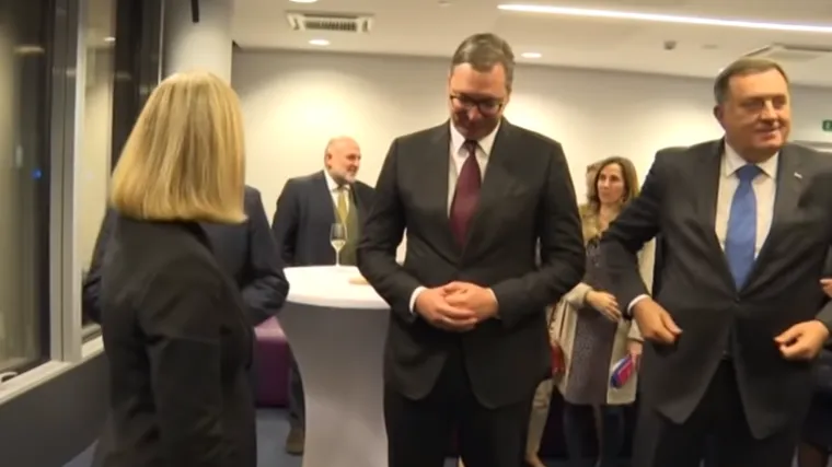 Vučić htio 'podbosti' Thacija pa se osramotio: 'Hashime, Federica se najvi&scaron;e voli s tobom ljubiti'