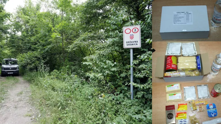 FOTO Novi 'lunch paketi' graničnim policajcima: Nema kruha, ali ima kandiranog voća, tvrdih bombona...