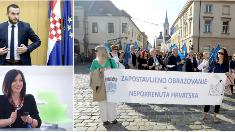 Sastanak vlasti i sindikata! &Scaron;trajk i prosvjed idu dalje: 'Dali smo ponudu, ali sindikati nisu zadovoljni'