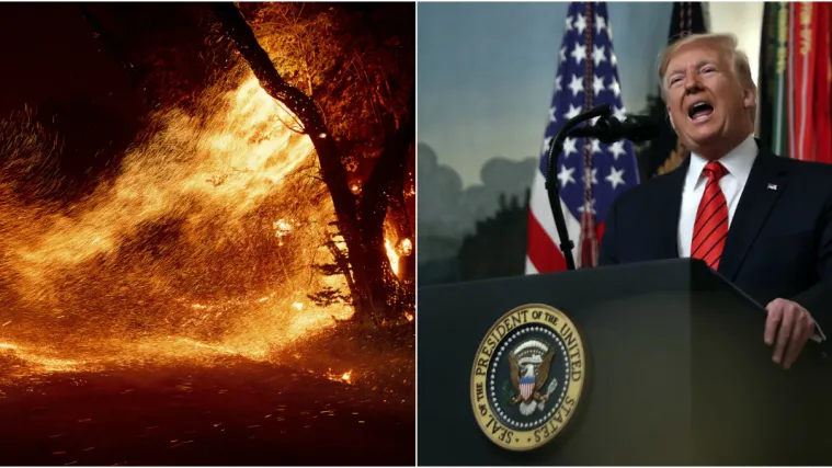 Trump zbog svađe na Twitteru prijeti da neće pružiti pomoć požarom devastiranoj Kaliforniji?!