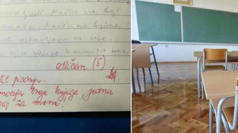 Majku odu&scaron;evio komentar učiteljice ispod sastavka njene kćerke: S razlogom odličan(5)!
