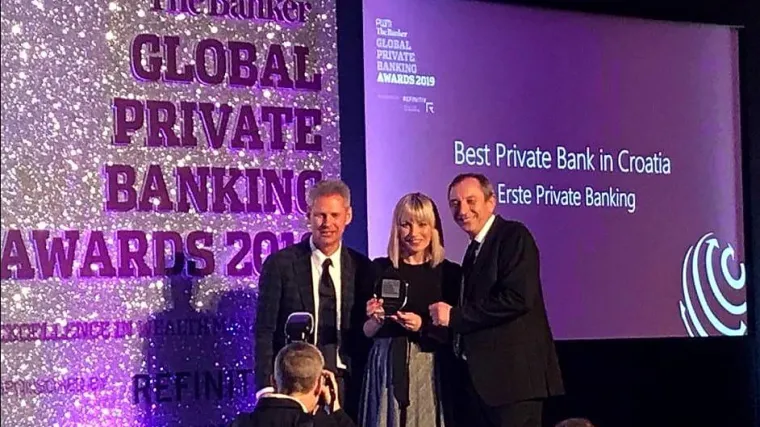 The Banker i PWM proglasili Erste uslugu privatnog bankarstva najboljom u Hrvatskoj, Austriji i SIE regiji