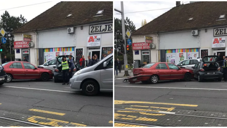 Sudar na Nehajskoj: Hitna pomoć pružena ženi, mu&scaron;karcu, ali i bebi! Tramvaji ne voze