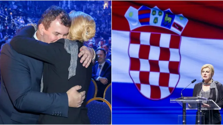 Grabar-Kitarović o suprugu: 'Prepoznaje&scaron; li ovog mladog gospodina? Ja ne, ne viđam ga toliko'