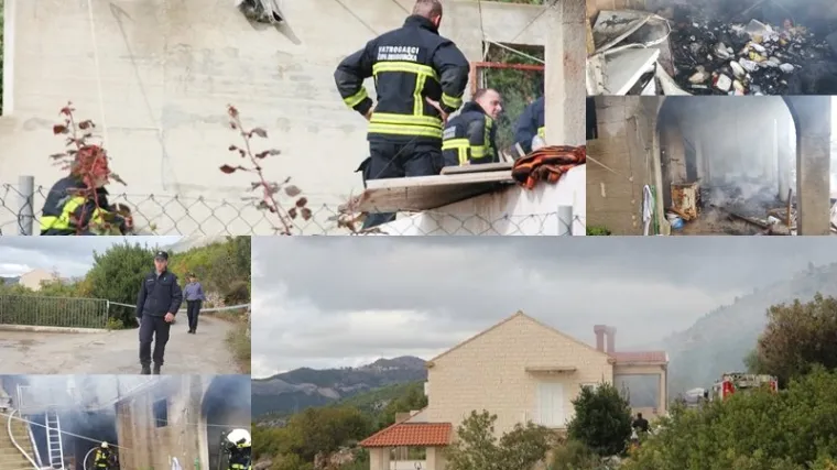 VIDEO Eksplozija plina izazvala požar na obiteljskoj kući: Jedna osoba ozlijeđena