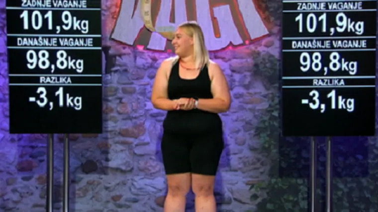 Najteži kandidat zavr&scaron;io u plusu pa napustio show, a Danijela je prva koja je pala ispod 100 kilograma