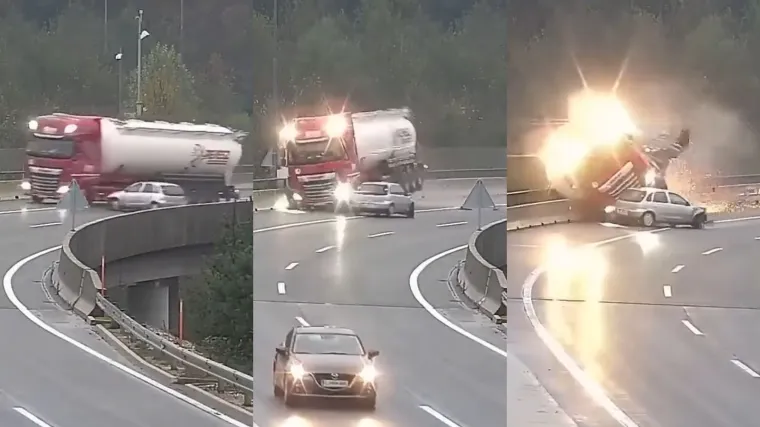 'Vozač cisterne je poku&scaron;avao spasiti stvar, a onda se dogodilo ovo...'