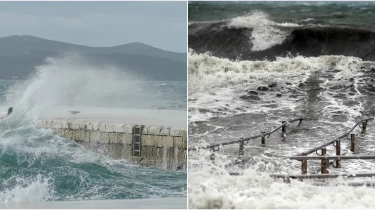 Dalmaciju pogodilo jo&scaron; jedno nevrijeme: Najgore je u Splitu, udari vjetra veći od 100 km/h!