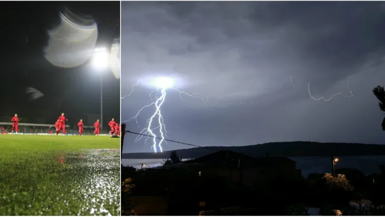 Nevrijeme prijeti Rijeci, moguća je odgoda utakmice sa Slovačkom: Upaljena su tri alarma!