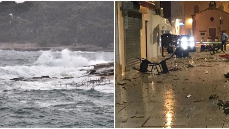 Pijavica protutnjala Umagom: U 10 sekundi potopila je brod, o&scaron;tetila krov i razbacala terase!