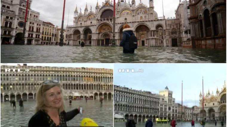 Više ih je nego se očekivalo, nose vrećice na glavi i 'uživo' gledaju prirodnu katastrofu