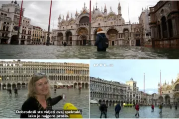 Više ih je nego se očekivalo, nose vrećice na glavi i 'uživo' gledaju prirodnu katastrofu