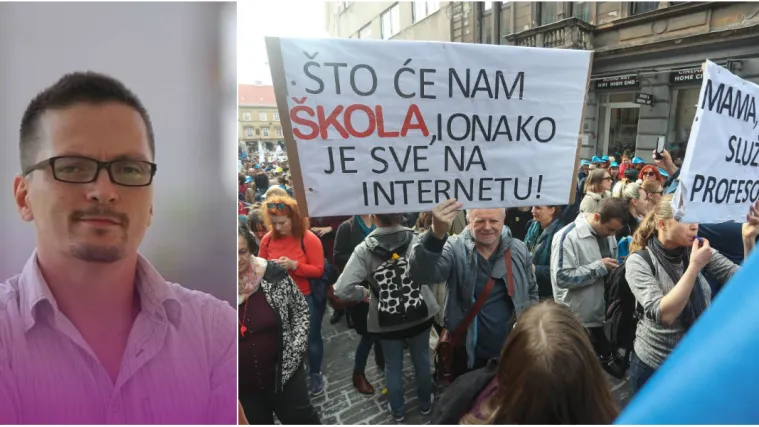 Vjeroučitelj emotivno o &scaron;trajku u &scaron;kolama: 'Nemate pojma &scaron;to znači potajno davati djetetu pecivo'