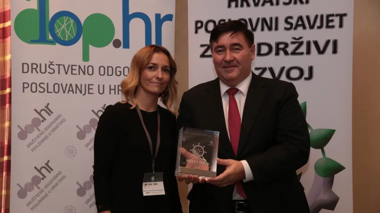 INA osvojila nagradu Indeks DOP-a u kategoriji Dru&scaron;tveno odgovorne politike raznolikosti i za&scaron;tite ljudskih prava