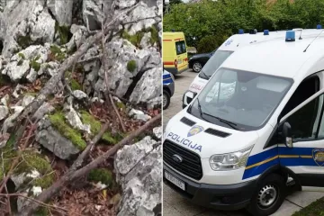 'Bilo je sklisko, policajcu je noga upala među stijene pa je pao i onda...'