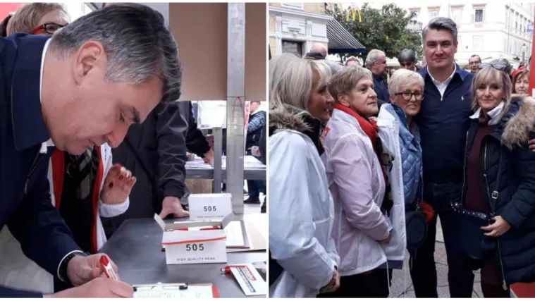 I Zoran Milanović se pridružio Kolindi Grabar-Kitarović: Skupio 10.000 potpisa u samo tri sata
