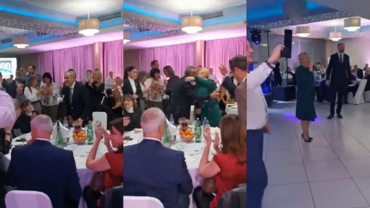 Predsjednica na Bandićevom rođendanu zavladala podijem, poslu&scaron;ajte kako mu pjeva 'Sretan rođendan'