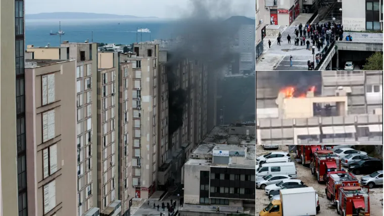 Gorjela su dva stana na Trsteniku, vatrogasci stavili požar pod kontrolu