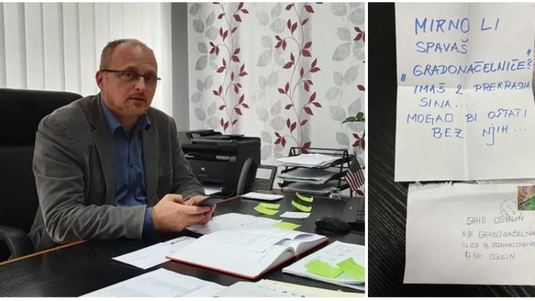Gradonačelnik Ogulina primio jezivo pismo: 'Ima&scaron; dva prekrasna sina. Mogao bi ostati bez njih'