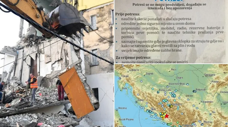 'Evo što sve trebate napraviti u slučaju potresa u Hrvatskoj'