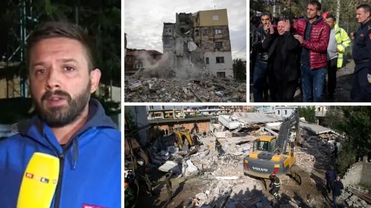 RTL-ove kamere u razorenoj Albaniji: 'Zidovi su se ru&scaron;ili na mene, bilo je zastra&scaron;ujuće!