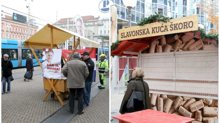 FOTO Kapljica predsjedničkog kandidata: I &Scaron;koro ima kućicu na zagrebačkom Adventu!