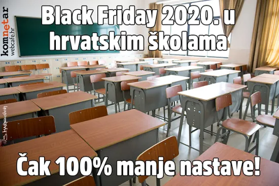 Black Friday u hrvatskim &scaron;kolama