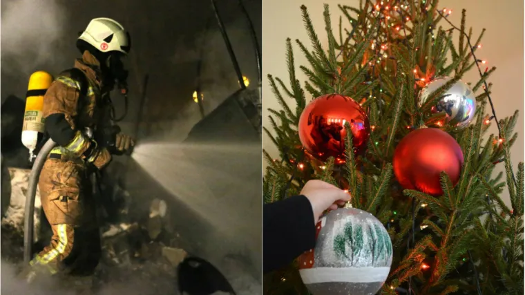 Prirodnom božićnom drvcu treba 30 sekundi da posve izgori