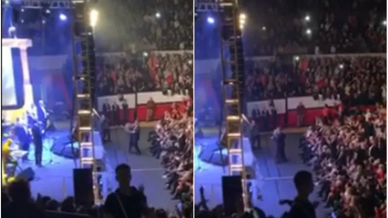 Pogledajte Plenkovića kako pleše s tajanstvenom ženom na koncertu Klape Intrade
