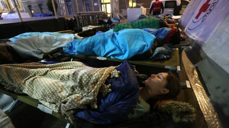 Riječani se jedini priključili svjetskoj akciji i spavali vani kako bi ukazali na veliki problem