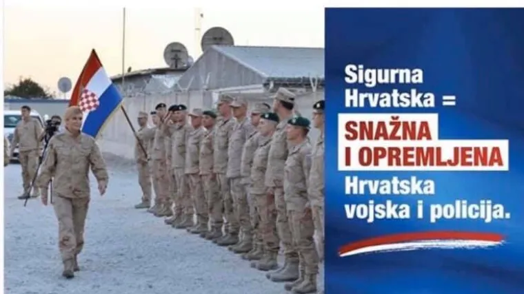 Fotografiju s vojnicima iskoristila za predizbornu promidžbu, dobila po prstima od DIP-a