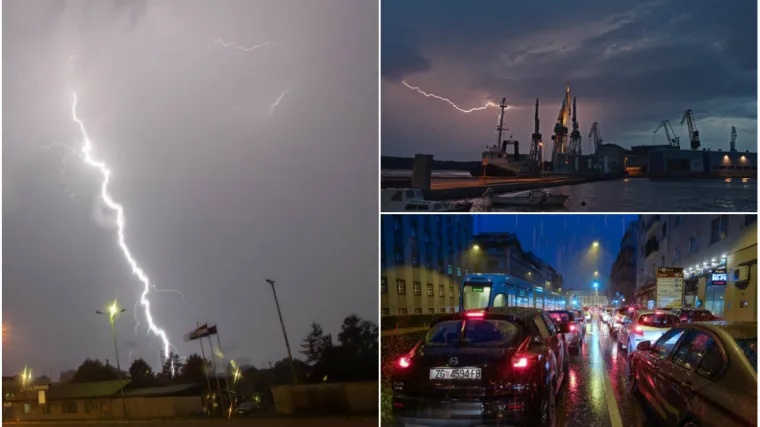 Ki&scaron;a, grmljavina, tuča i snijeg, a onda opet iznenađenje...