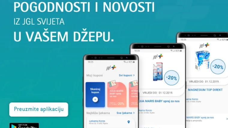 JGL+ aplikacijom do popusta u ljekarnama