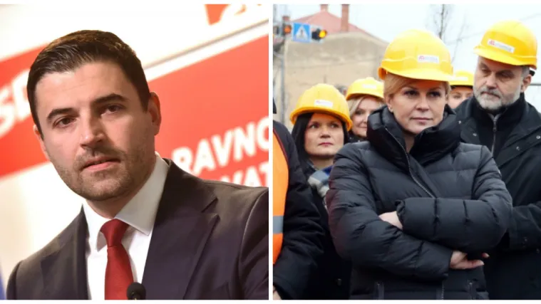 Bernardić napao Grabar-Kitarović: 'Povjerenje u funkciju predsjednice poljuljano je njezinim skandalima'
