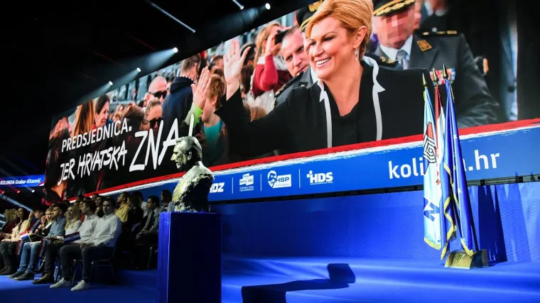 Predsjednica okupila tisuće prista&scaron;a: 'Sve sile usmjerene na pokazivanje snage i zajedni&scaron;tva HDZ-a'