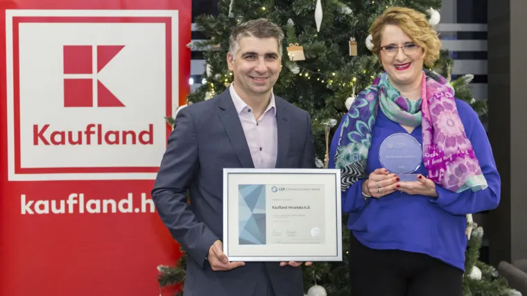 Kauflandu 4. godinu zaredom uručen Certifikat Poslodavac Partner
