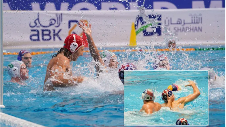 Svega je bilo u bazenu u borbi za broncu; Bio je to pravi rat