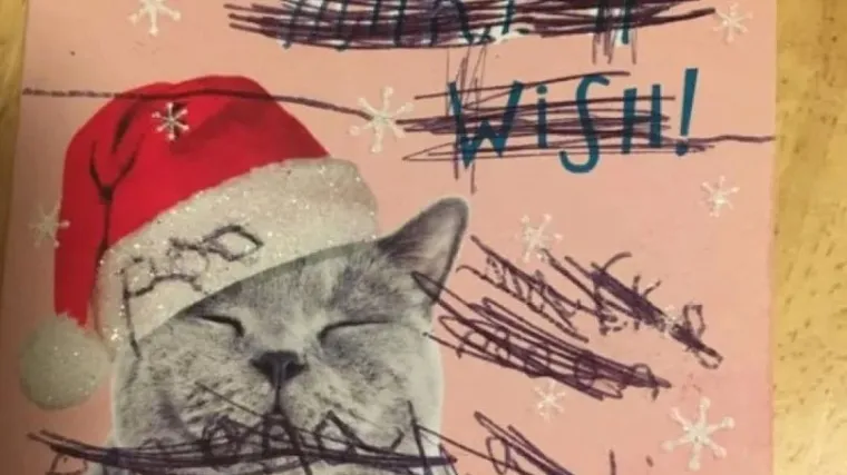 Mama mu dala da ispuni božićne čestitke pa se gorko pokajala