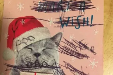 Mama mu dala da ispuni božićne čestitke pa se gorko pokajala