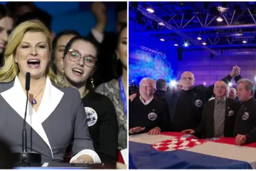 U stožeru predsjednice pjevao Škoro, ali samo u Thompsonovim pjesmama: 'Nije gotovo...'