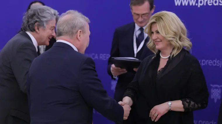 Kolinda upriličila svečanu večeru povodom EU predsjedanja i održala govor
