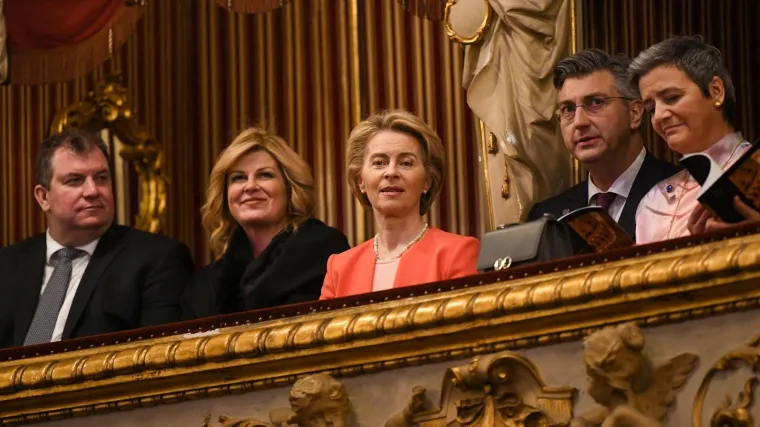 Stigli Plenković, Grabar-Kitarović, Ursula von der Leyen...