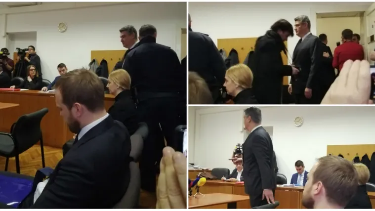 FOTO Izabrani predsjednik Zoran Milanović svjedočio na sudu: 'Kad smo se čuli, Saucha je bio izvan sebe'