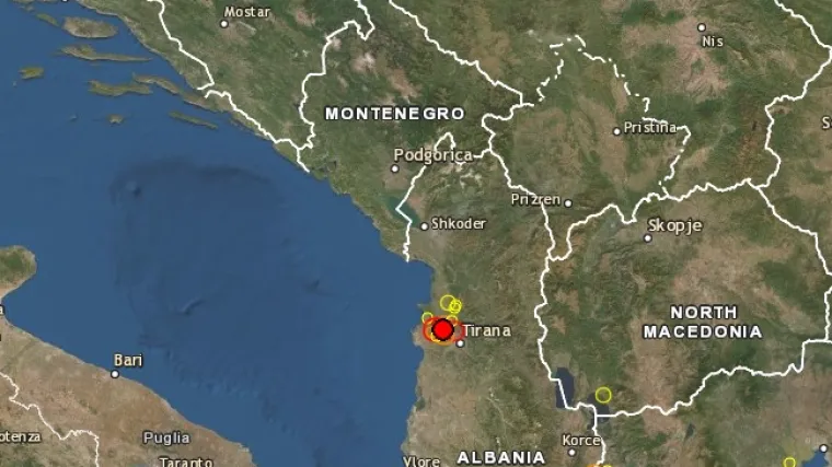 Novi potres magnitude 4,9 Richtera pogodio Draču u Albaniji