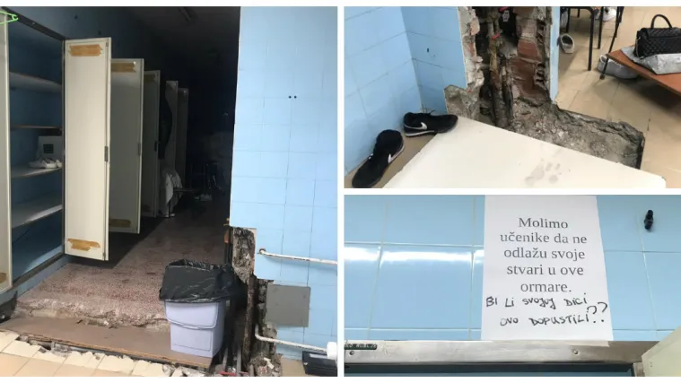 Učenici o hororu u bolnici: 'Bi li odgovorni slali svoju djecu da se tu presvlače? Ovo je sra** od države!'